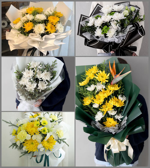 福建龙岩连城县林坊镇白事花束代送